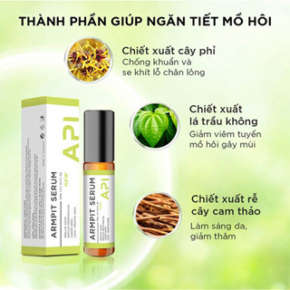 Son nách API, Khử mùi hôi nách API, Lăn khử mùi ngăn tiết mồ hôi 1...