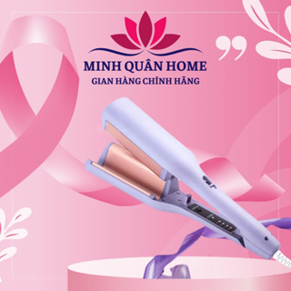 Máy Uốn Tóc Xoăn Sóng Nước 4 Mức Chỉnh Nhiệt, Máy Làm Tóc Xoăn Gợn...