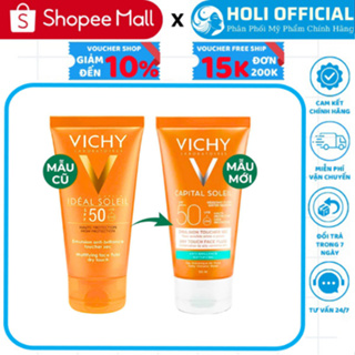 Kem Chống Nắng Vichy Capital Soleil SPF50 Dry Touch Dành cho da dầ...