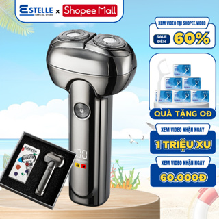 Máy Cạo Râu ESTELLE ES20 Thân Dài Thiết Kế Màn Hình Hiển Thị % Pin...