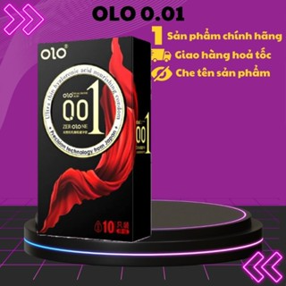 Bao Cao Su OLOO Đen Siêu mỏng 0.01 Size Ôm Sát (Hộp 10c)...