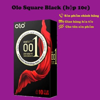 Bao Cao Su OLOO Đen Siêu mỏng 0.01 Size Ôm Sát (Hộp 10c)...