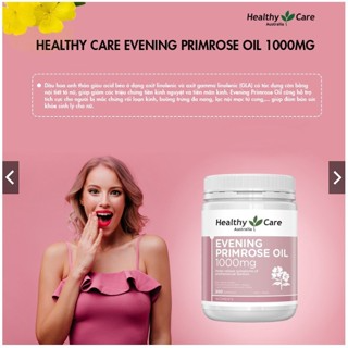 Viên uống tinh dầu hoa anh thảo Healthy Care Evening Primrose Oil ... Viên uống tinh dầu hoa anh thảo Healthy Care Evening Primrose Oil ...