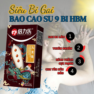 Bao cao su Bi HBM bcs 9 Bi gai silicon cực kỳ mềm mại Kéo dài quan... Bao cao su Bi HBM bcs 9 Bi gai silicon cực kỳ mềm mại Kéo dài quan...