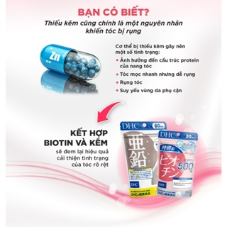 Viên uống DHC Biotin 30 ngày ngăn rụng tóc, hỗ trợ mọc tóc Biotin ...
