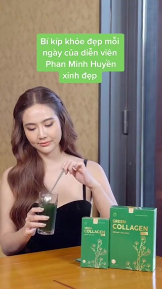 Diệp lục collagen, diệp lục collagen gold giúp sáng da, đẹp da, câ...