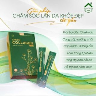Diệp lục collagen, diệp lục collagen gold giúp sáng da, đẹp da, câ...