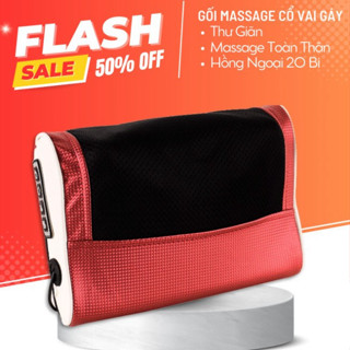 Gối Massage Cổ Vai Gáy Hồng Ngoại - Gối Massage Hồng Ngoại 20 Bi C...