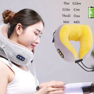 Gối Massage Cổ Chữ U - Dùng Đeo Cổ Đa Chức Năng Trị Liệu Giảm Đau ...
