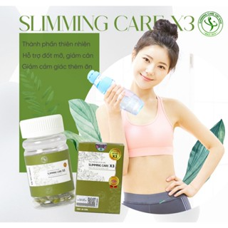 Trà Slimming Care x3 Giảm cân nhanh cấp tốc an toàn detox thảo mộc...