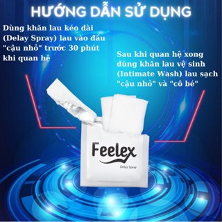 Khăn ướt Feelex, khăn lau sinh lý nam giới, sợi vải cao cấp - gói ...