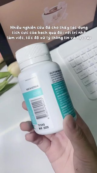 Viên uống bổ não Healthy Care Ginkgo Biloba 2000 tuần hoàn lưu thô...