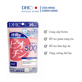 Viên uống DHC Biotin ngăn rụng tóc, hỗ trợ mọc tóc Biotin gói 30 v...