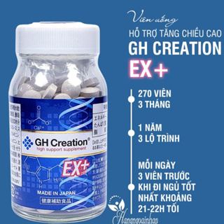 Tăng chiều cao gh creation ex nhật bản 270 viên chính hãng...