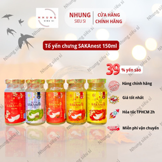(DEAL HOT Mua 10 tặng 1) Yến sào cao cấp SAKAnest 150ml 39% yến tư...