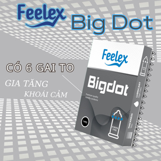 Bao cao su Feelex Bigdot Gân Gai Có Bi nhiều gel bôi trơn...
