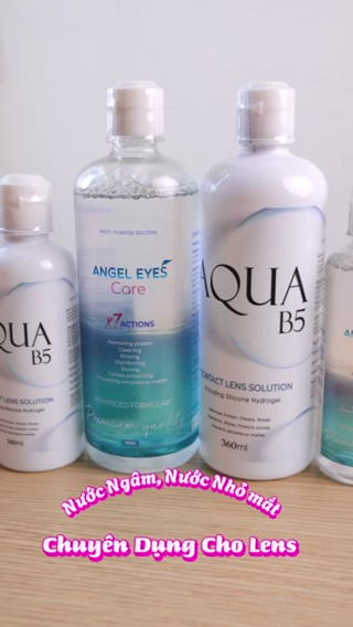 Nước Ngâm / Nhỏ Mắt Chuyên Dụng Cho Lens Thương Hiệu Aqua  Nice Ey...