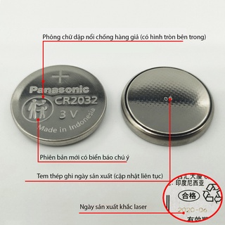Pin Cúc Áo Panasonic CR2032 - CR2025 - CR2016 - CR1632 - CR1620 - ... Pin Cúc Áo Panasonic CR2032 - CR2025 - CR2016 - CR1632 - CR1620 - ...
