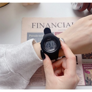 Đồng Hồ Nữ Điện Tử Mặt Tròn Có Đèn Led Phong Cách Năng Động Dễ Phố...