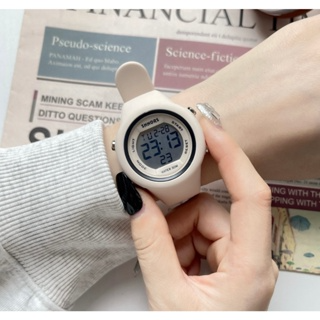 Đồng Hồ Nữ Điện Tử Mặt Tròn Có Đèn Led Phong Cách Năng Động Dễ Phố...