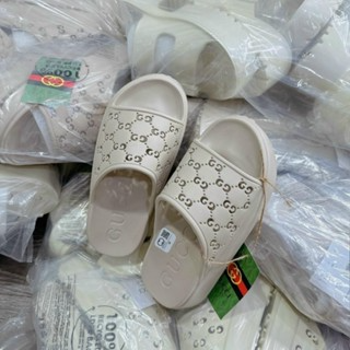 Dép Nư Bánh Mì Cao Cấp Hang QC Loai 1, Dép Lê Nữ Quai Ngang Đế Cao...