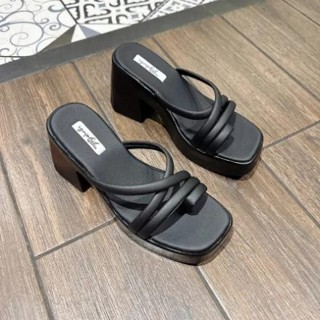 Dép nữ đế xuồng 9cm Ngọc Trinh Store dây mảnh kẹp xỏ ngón dễ thươn...