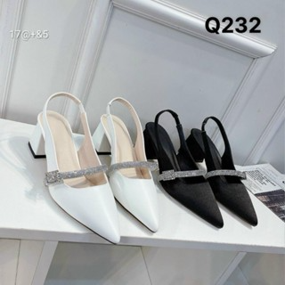 [Chính Hãng] Sục Cao Gót Mũi Nhọn Quai Ngang_Giày Cao Gót Sang Chả...