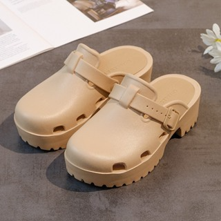 Dép sục Gucci đê Cao Su khóa ngang , suc GC đê 5cm Nữ Đủ Màu Sắc H...