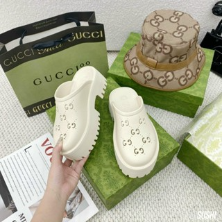 Dép Sục Gucci đê Cao Su , suc nữ GC đê 5cm Nữ Đủ Màu Sắc Hàng Cao ...
