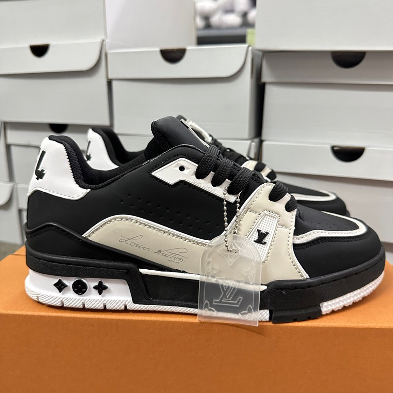 Giày thể thao LV54 đen trắng bản cao cấp Siêu Hot Hit Full Box...