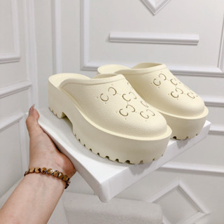 Dép sục nữ GC - Giày sục đế độn cao 5P nhựa xốp nhẹ êm chân kiểu d...