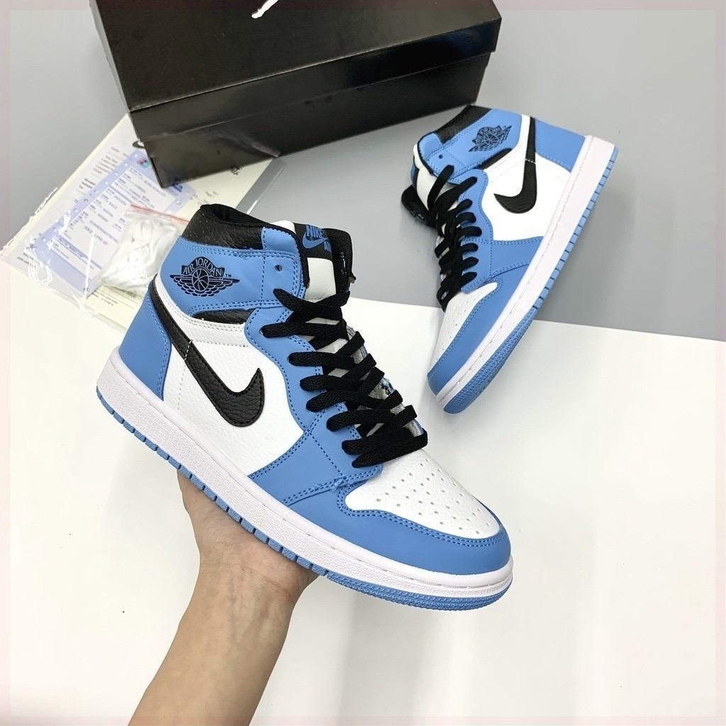 Giày Thể Thao JD Cổ Cao Màu Xanh Dương Siêu Đẹp, Giày Sneaker JD1 ...