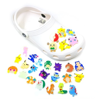 Dòng Pikachu huỳnh quang sticker dép crocs charm crocs jibbitz để ...