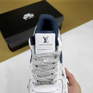 Giày Thể Thao Ni.ke_Air Force 1 Lo,uis Vu,itt,on  AF1 LV Denim AF1...