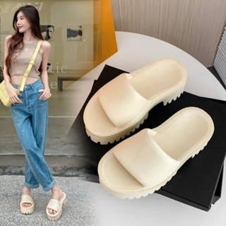 [Hàng Quảng Châu] Dép bánh mì nữ xinh đế cao 6cm , Dép quai ngang ...