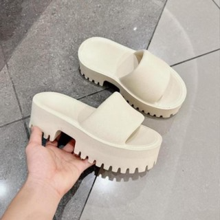 [Hàng Quảng Châu] Dép bánh mì nữ xinh đế cao 6cm , Dép quai ngang ...