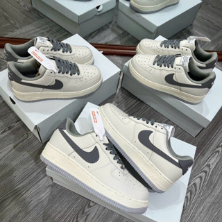 giày af1 kem xám, giày af1 kem lòng xám vệt xám nam nữ af1 new 202...