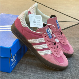 Giày thể thao samba vegan hồng đậm dây ren...