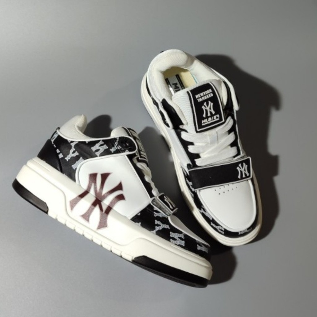 Giày thể thao nam nữ MLB chunky NY đen năng động trẻ trung chất li...