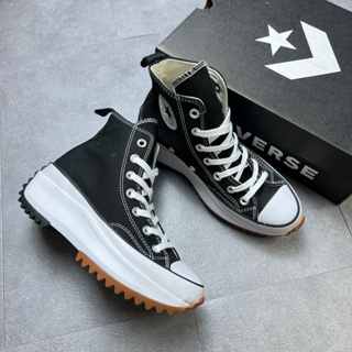 Giày sneaker Converse Run Star Hike Hi Black/ White (cv cổ cao đen...