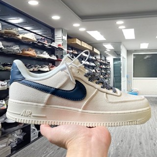 Giày AF1 Canvas Navy, Giày thể thao nike_AF1 vải canvas vệt tím na...