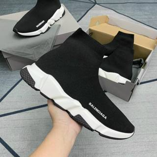 [ Best quality ] Giày Balenciaga Speed Trainner Black White (balen...