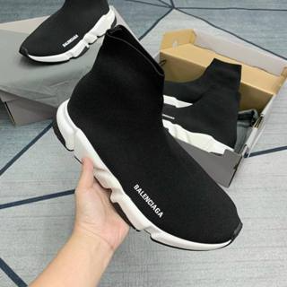 [ Best quality ] Giày Balenciaga Speed Trainner Black White (balen...