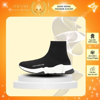 [ Best quality ] Giày Balenciaga Speed Trainner Black White (balen...
