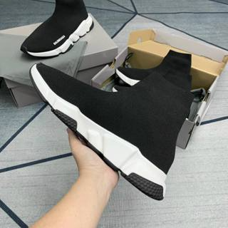 [ Best quality ] Giày Balenciaga Speed Trainner Black White (balen...