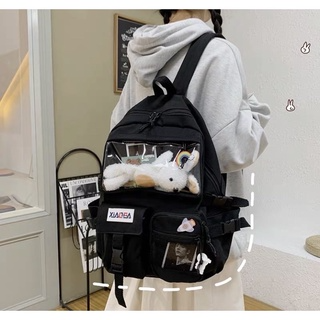 Balo Ulzzang Hàn Quốc Thời Trang Đi Học Đi Chơi Phối Lưới Chống Th...