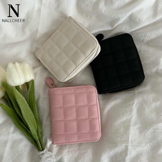 NALLCHEER Ví Da Nhiều Ngăn Phối Khóa Kéo Thời Trang Dành Cho Nữ Gi...