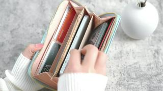 Ví cầm tay dáng dài nhiều ngăn đa năng thời trang Hàn Quốc cho nữ...