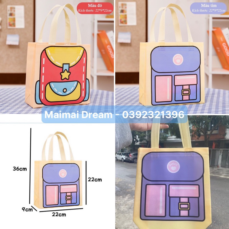 Túi đeo đa năng in hình balo...