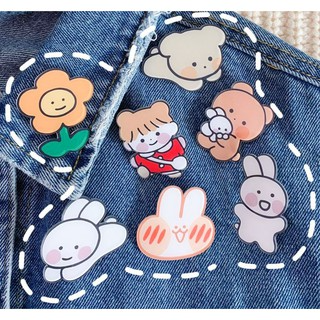 GHIM CÀI ÁO BALO TÚI VÍ - STICKER TRANG TRÍ HOẠT HÌNH- PIN CÀI TÚI...